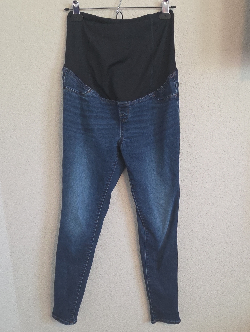 Isabel Maternity Full Belly Panel Skinny Jeans Size 4/27R Medium Wash Stretch